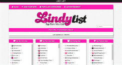 Desktop Screenshot of lindylist.org