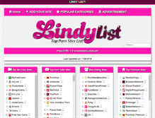 Tablet Screenshot of lindylist.org